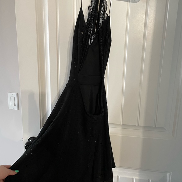 Black dress with sparkle - Picture 2 of 4